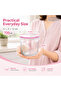 Premium Glass Food Storage Container 720ml Round Tall Airtight BPA Free Locking Lid Microwave Freezer Safe Lunch Box - 3