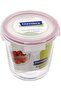 Premium Glass Food Storage Container 720ml Round Tall Airtight BPA Free Locking Lid Microwave Freezer Safe Lunch Box - 7