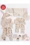 Seasonal Muslin 10 Piece Newborn Baby Girl Hospital Discharge Bodysuit Set 0-3 Months Boxed / Birth Gift