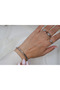 Blk331 Oval Ring Zircon Detail Bracelet (17 cm + 2 cm Extension) - 2