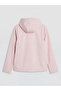 Pink Hooded Water Repellent Girls' Raincoat - 2
