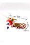 3 Pieces of Fish Cat Toy - Furry Beaded Biting and Scratching Toy 12 cm - 5