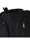 Adventure Black Travel Backpack with Laptop Compartment and Rain Cover - 5