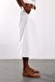 White Belted Wide Leg Trousers 261038 - 5