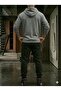 Unisex Beast Mode Printed Hooded Sweatshirt Tracksuit Set - 2