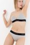 Signature Noir Gray Brazilian Panties - 4