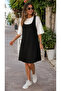 The Most Comfortable Version of Everyday Chic – Women's Crew Neck Basic T-Shirt and Strap Mini Dress Two-Piece Set - 2
