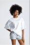 Oversize Basic Collar Short Sleeve Tshirt - 2