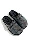 Lunaria Black Stone Flat Sole Women's Slippers - 6