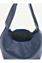 Navy Blue Shk331 Soft Textured, Zippered, Women's Hand, Arm and Shoulder Bag - 6