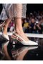 Women's Short Block Heeled Shoes with Side Buckle New Season Heeled Shoes Heel 4 cm - 2