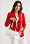 Women's White Two-Strap Hand and Shoulder Bag-Bd3007Bd