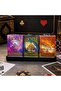 Modular Playing Card Deck Storage Container Display Shelf Stand for 3 Decks