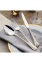 Fulya Altın Sade 12-Person 84-Piece Boxed Cutlery Set - 2