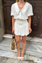 Linen Skirt and Top Set - 3
