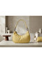 Genuine Leather Women's Baguette Bag with Long Detachable Strap (28 cm X 15 cm) - 2