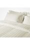 MASTER Microfiber Hotel Duvet Cover Sets, Fits 200 x 200 cm Double Size Bed, 6 Pcs King Size, Cream