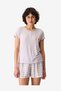 Women Sweet Day Short Sleeve Lilac T-Shirt