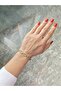 Xuping Stone-Encrusted Oval Hoop Chain Bracelet - 4