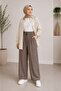 Muslin Fabric Wide Leg Trousers