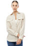 Women's Pocket Detailed Oversize Shirt - 2