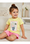 Infant Girls’ 2-Piece Set – Graphic Tee & Pink Shorts - 5