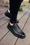 Mn003 - Dst Classica Pelle Di Cuoio Men's Shoes Black - 3