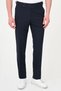 Straight Slim Fit Men's Trousers with Buckle Waistband Dark Navy - 38319.25Y - 4
