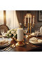 Maximan Golden Metal Paper Towel Holder | Twisted Crystal Top | 35×12 cm - 2