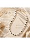 Natural Sea Shell Red Bead Detailed Women's Necklace