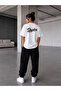 Printed Unisex 0Versize Combed Cotton Short Sleeve T-Shirt - 4