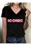 Women's Mix Printed V-Neck Sleeved Regular Fit Comfortable T-Shirt