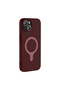 iPhone 15 Case Pastel Colorful Magsafe Camera Raised Silicone Brsa - 7