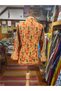 Beige Color Floral Embroidered Bohemian Jacket with Pocket Detail - 6