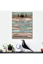 30x40 cm Gallery Wrapped Canvas Wall Art | Bible Verses Rustic Wood Sign | I Can Do All Things Through Christ | Christian Inspirational Wall Decor | Ready to Hang - 3