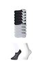 Black and White Men's Invisible Socks 9 Pairs
