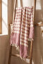 2-Layered Striped Tasseled Multi-Purpose Muslin Peshtemal Beach and Bath Peshtemal 100 X 170 cm - 4