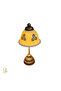 Lampshade-Table Lamp-Night Light-With Evil Eye Beads-Wired-Decorative-Handmade-With Transparent Porcelain Hat - 2
