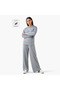 Regular Fit Flexi Waist Soft Touch Wide Leg Pants with Pintuck Detail - 2