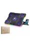 Hadron Dcxa21 Notebook Cooler 9-Fan + Phone Stand 14-18 Rgb Black - 2