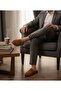 Men's Suede Slippers Tan Home Office Guest Dowry Groom - 3