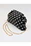 Women's Polka Dot Chain Strap Clutch Bag - 2
