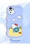 Redmi Note 10 4g Compatible Case Camera Protector Blue Silicone Couple Phone Case Kitty Pattern - 2
