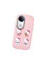 Vivo V50 Compatible Case Camera Protector Pink Silicone Couple Phone Case with Kitty Pattern - 3