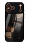 iPhone 17 Pro Black Mocha Coffee Design Glossy Phone Case