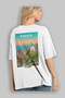 Bogota Colombia White Oversize Country City Back Printed Unisex T-Shirt 100% Cotton Premium - 3