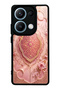 Xiaomi Redmi Note 14S Blush Crescent Palace Design Glossy Phone Case