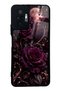 Xiaomi Redmi Note 10 Pro Moonlit Burgundy Rose Design Glossy Phone Case