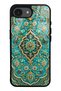 iPhone 16E Turquoise Ottoman Jewel Design Glossy Phone Case
