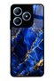 Realme C63 Sapphire Gold Marble Design Glossy Phone Case